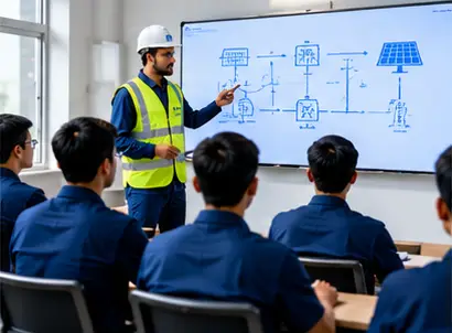 Technical training for solar energy systems